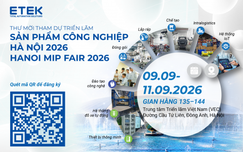 ETEK tham dự Hanoi MIP Fair 2026 – Khám phá không gian công nghệ tự động hóa toàn diện